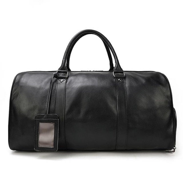 Clare V Authenticated Leather Travel Bag