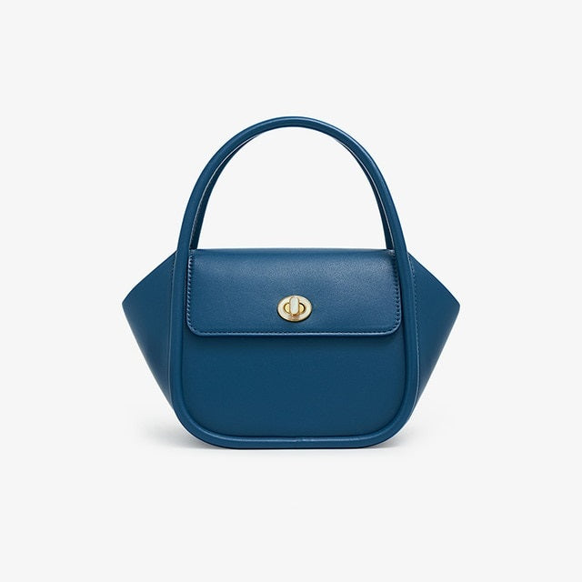Clare V. Petite Sandy Bag w/ Tags - Blue Handle Bags, Handbags