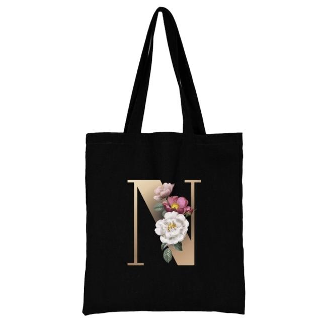 Alphabet N Grocery Bag, Bag for Shopping