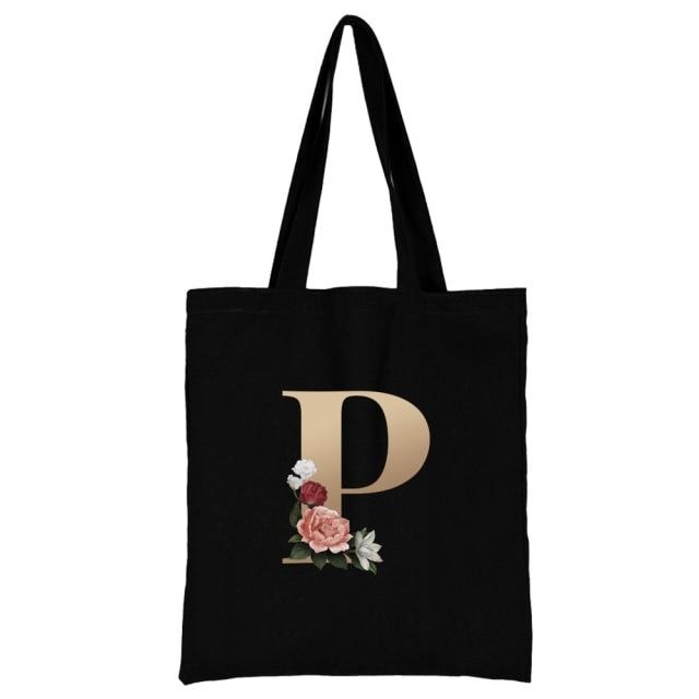 Alphabet P Grocery Bag, Bag for Shopping