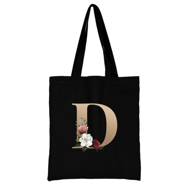 Alphabet D Grocery Bag, Bag for Shopping