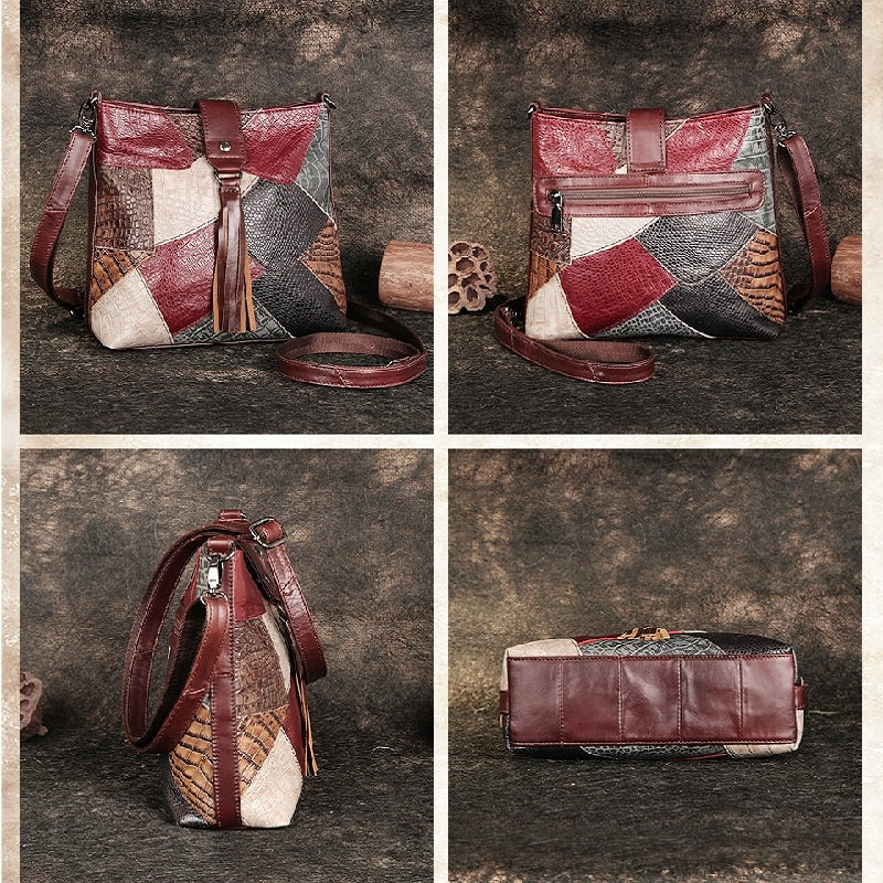 leather boho bag for women on sale 