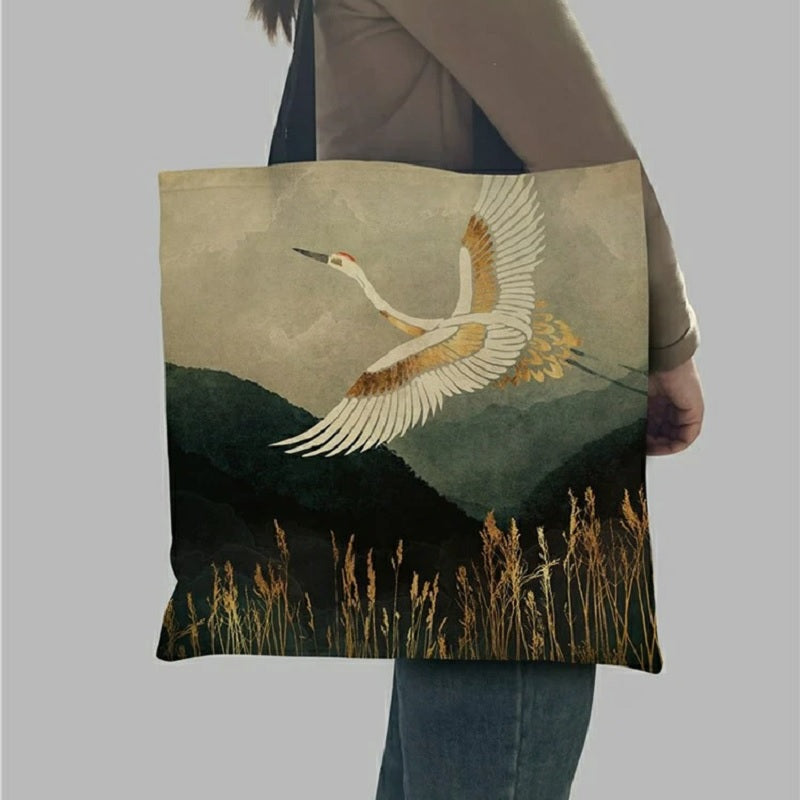 Eco-Friendly Japanese-Art Designer Tote Bag for Women On Sale