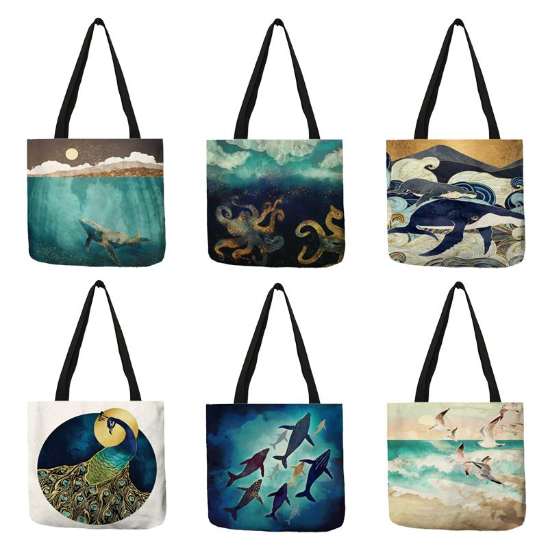 Eco-Friendly Japanese-Art Designer Tote Bag for Women on Sale 6
