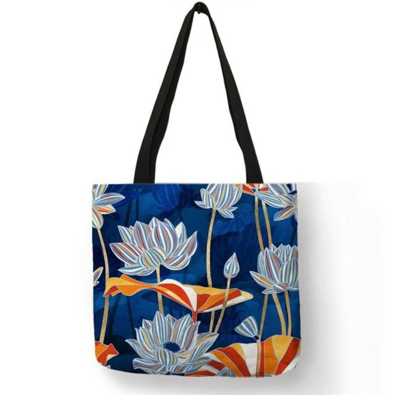 Eco-Friendly Japanese-Art Designer Tote Bag for Women on Sale 6