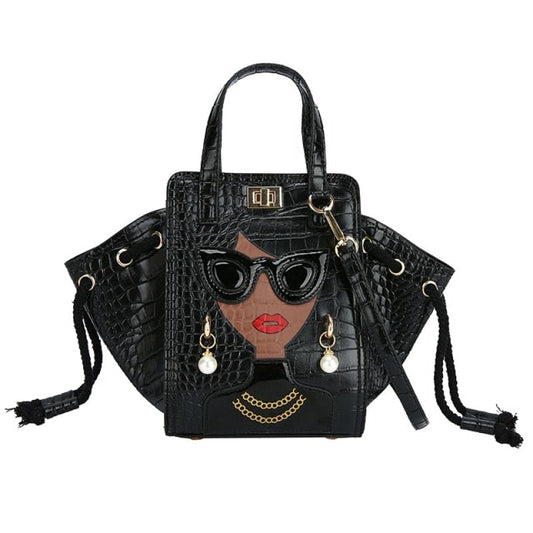 Black Quirky & Funky Handbag