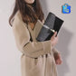 Video of Pebbled Leather Flap Clutch Bag
