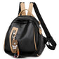 black pu leather backpack bag for women on sale